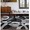 World Rug Gallery Contemporary Abstract Circles Soft Area Rug 3'3'' x 5' Gray 105GRAY3X5 - alternate 10